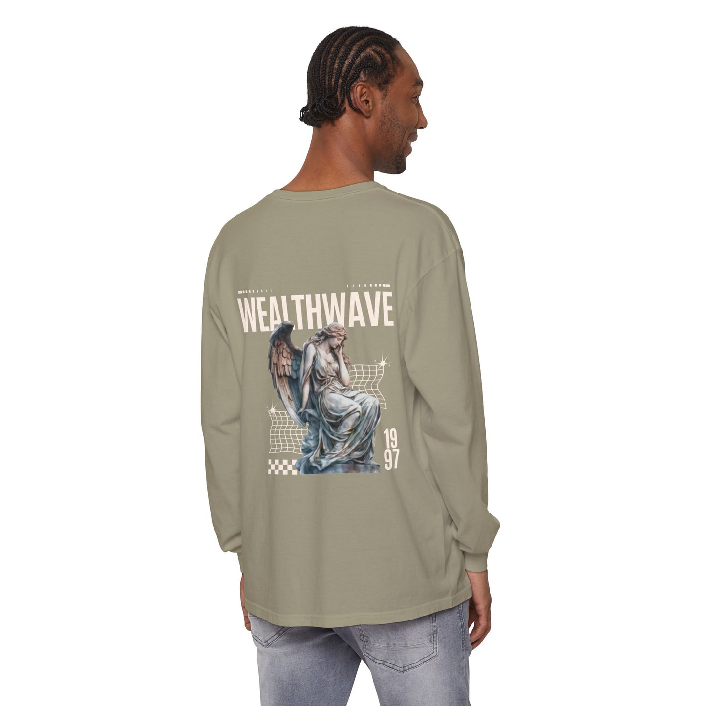 Wealthwave Angel Graphic Long Sleeve Tee
