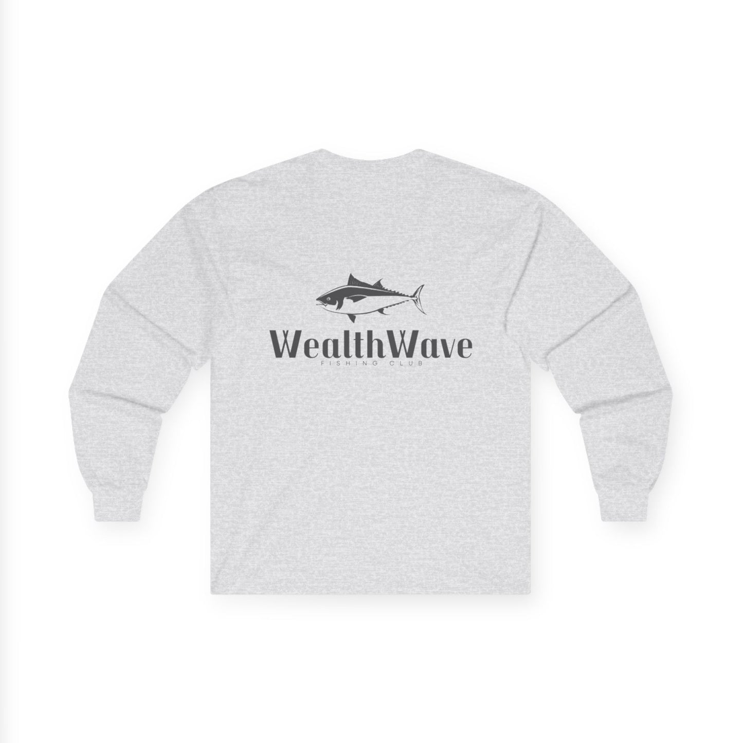 WealthWave Fishing Logo Long Sleeve Tee