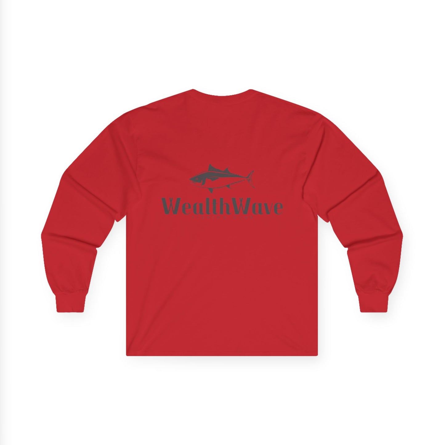 WealthWave Fishing Logo Long Sleeve Tee