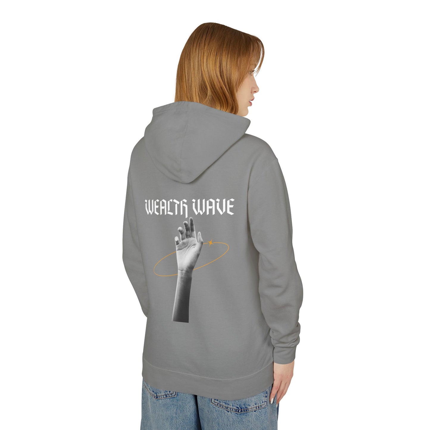 Wealth Wave Saturn Hand Hoodie