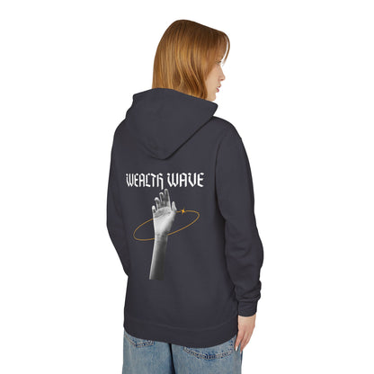 Wealth Wave Saturn Hand Hoodie