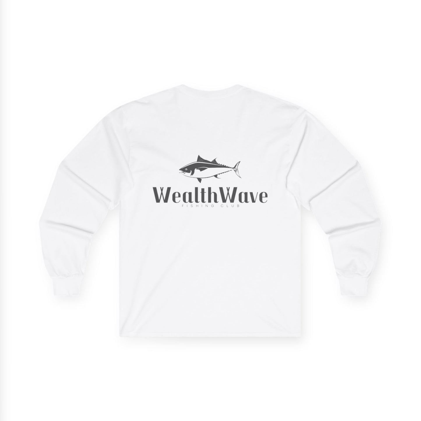 WealthWave Fishing Logo Long Sleeve Tee