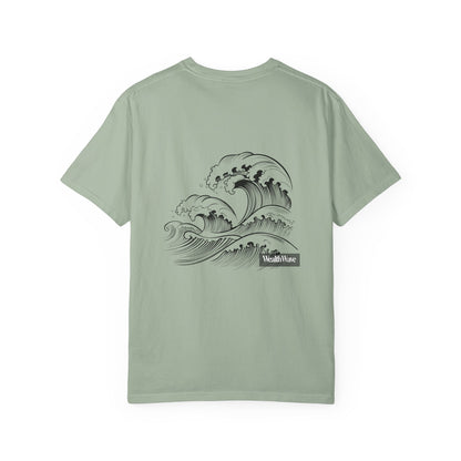 Fish Wave Japanese Ocean Tee